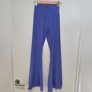 Purple Flared Leggings